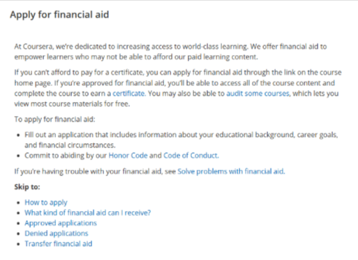 Apply for Financial Aid 