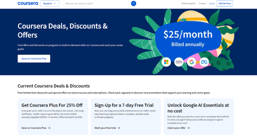 Coursera Pricing