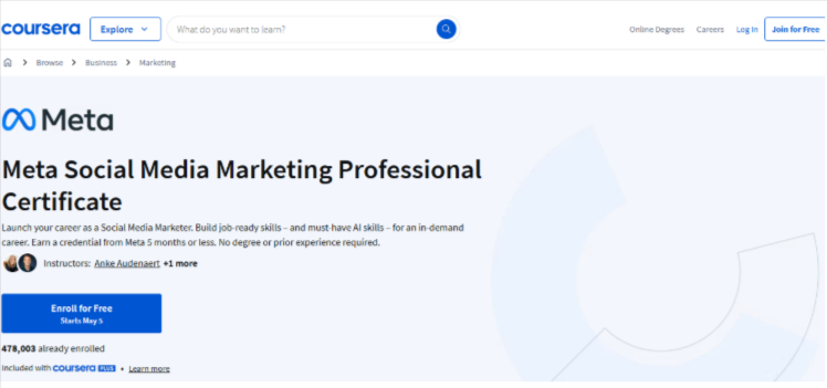 Meta Social Media Marketing