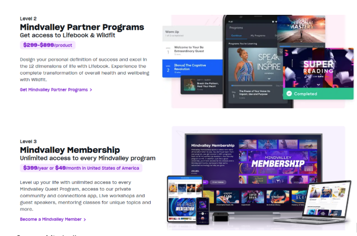 Mindvalley Membership Plans