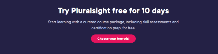 Pluralsight Free Trial