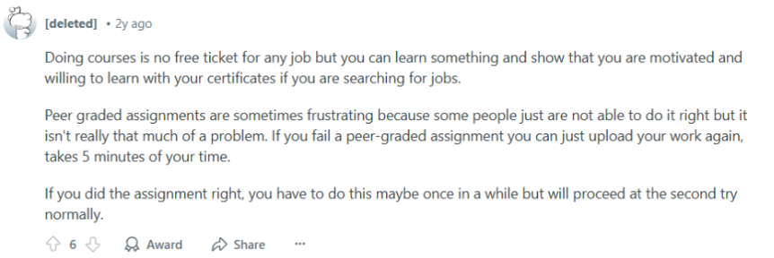 reddit user review