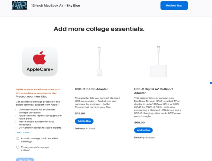 Add more collage essentials