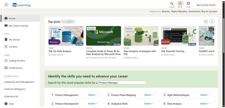 Browse and Select Courses