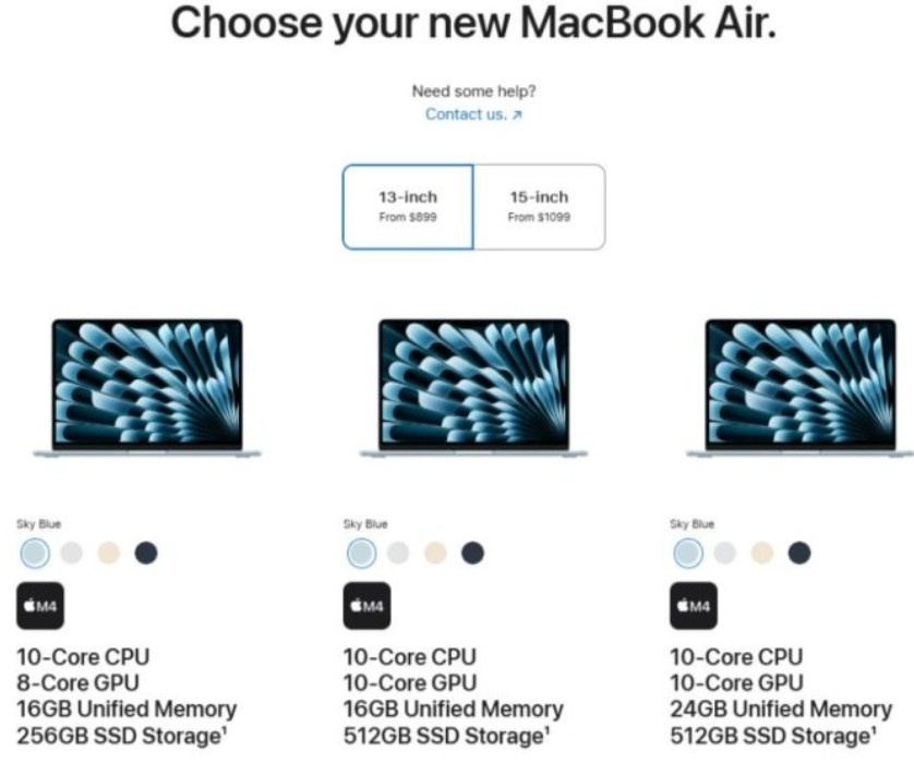  Select the product