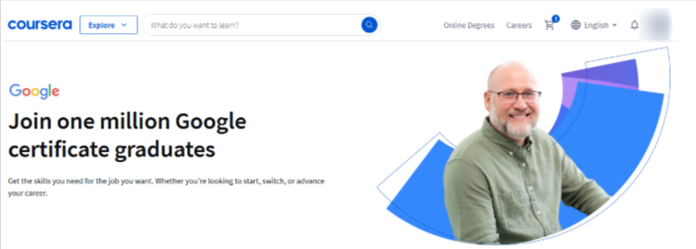 Google Career Certificates on the Coursera platform
