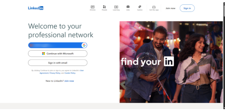 Create Your LinkedIn Account