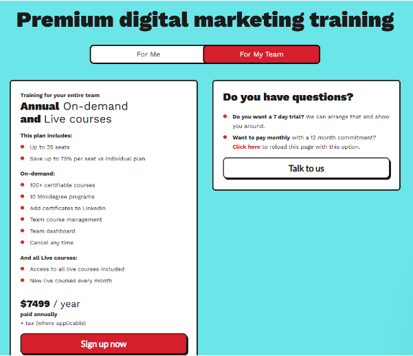 Digital marketing Training