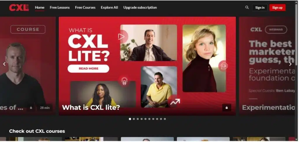 CXL Free Courses