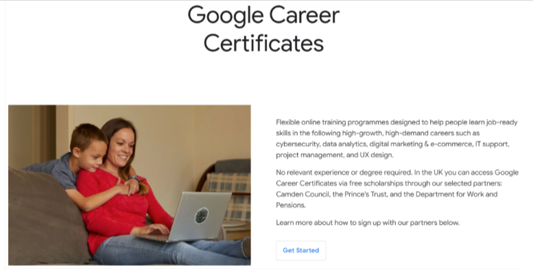 Google Career Certificates
