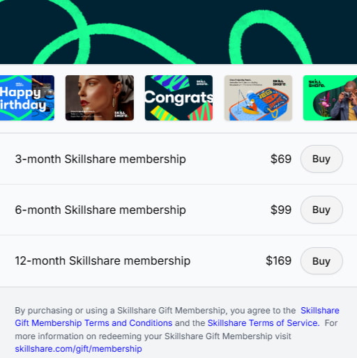 Skillshare Pricing Plans