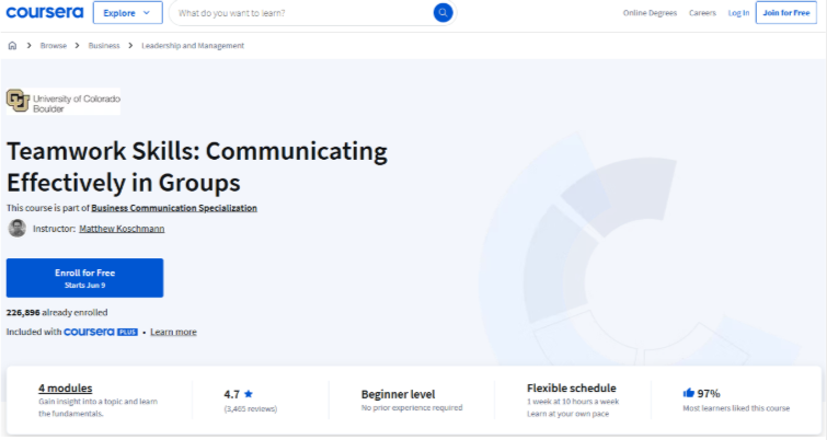 Teamwork Skills: Communicating Effectively in Groups