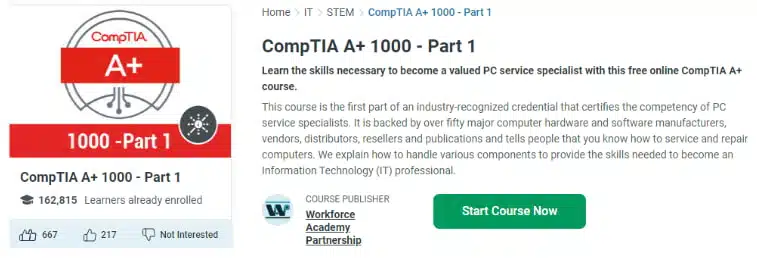 CompTIA A+ 1000 - Part 1 CompTIA A+ 1000 - Part 1