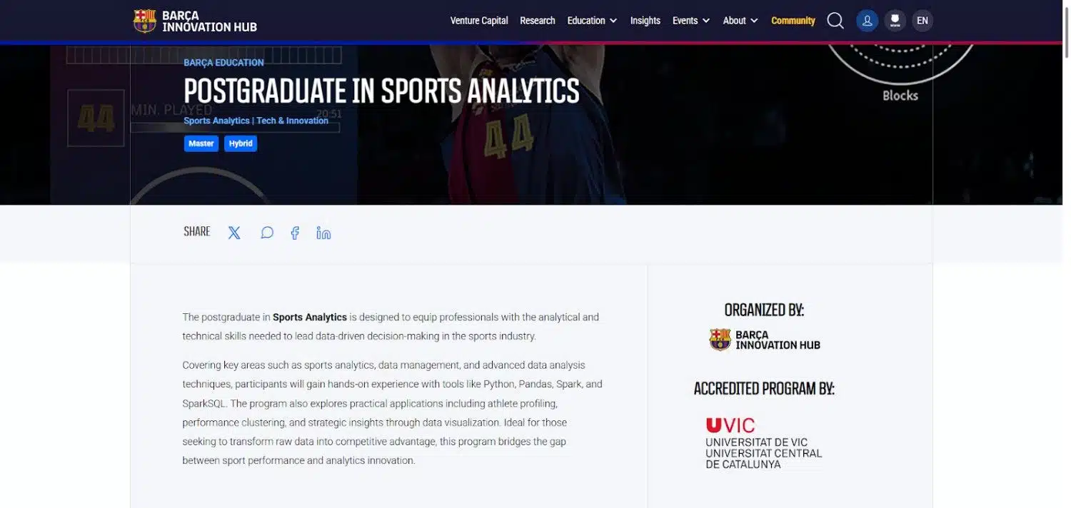 Certificate in Sports Analytics Certificate in Sports Analytics