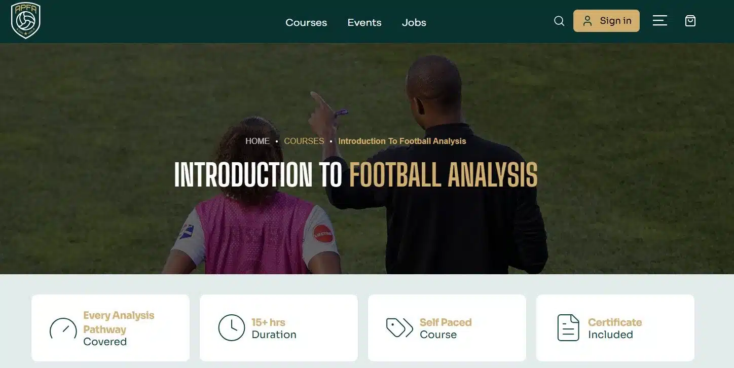 Intro to Football Analysis Intro to Football Analysis